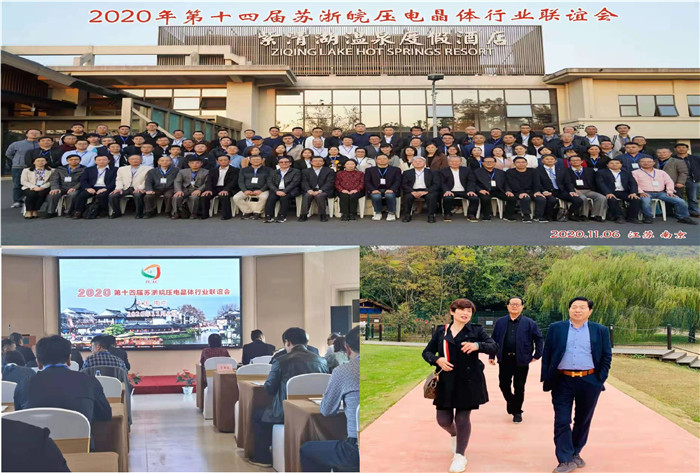 2020年11月6日在中电熊猫晶体团队的精心安排下，第十四届苏、浙、皖压电晶体行业联谊会在美丽的古都南京汤山小镇召开。